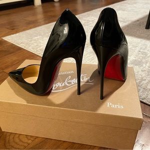 Christian Louboutin So Kate 120mm 38.5 black patent